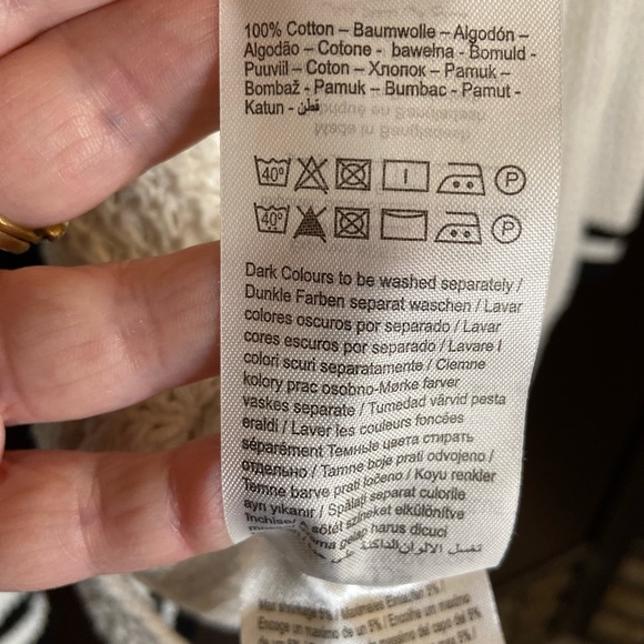 Vera Moda in Blue White Waffle Knit Sweater - Picture 6 of 7